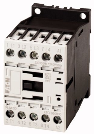 Eaton DILM Series Contactor, 24 V Coil, 4-Pole, 6.5 KW