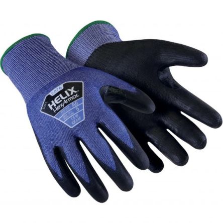 Uvex Schneidfeste Handschuhe, Größe 10, XL, Schneidfest, HPPE Schwarz, Blau