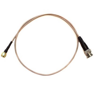 Mueller Electric Cable Coaxial RG316, 50 Ohmios, Con. A: BNC, Macho, Con. B: SMA, Macho, Long. 6plg