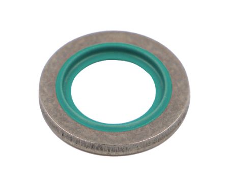 Hutchinson Le Joint Français Bague BS, Ø Int. 10.7mm, Ø Ext. 18mm, épais. 1.5mm, En Caoutchouc : 7DF2075 Et Rondelle :