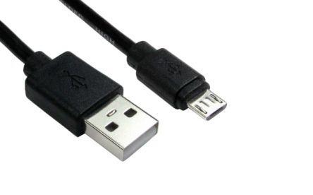 RS PRO Câble USB, Mini USB B Vers USB A, 3m, Noir