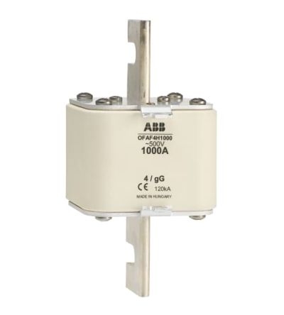 ABB Fusibile Con Linguette,, 630A, Fusibile 200 X 68 X 119mm, Standard CE 500V