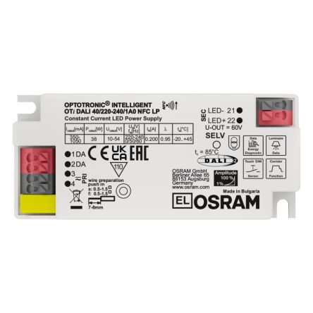 Osram LED Konstantspannungs-Treiber 220 → 240 V LED-Treiber, Ausgang 20-50V / 500-1050mA, Dimmbar Konstantstrom