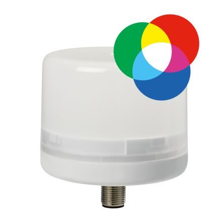 Sirena Segnalatore LED Fisso, LED, Multicolore, 24 V