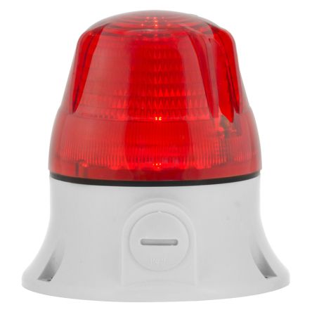 Sirena Segnalatore LED Illuminazione Continua,, LED, Rosso, 90 V