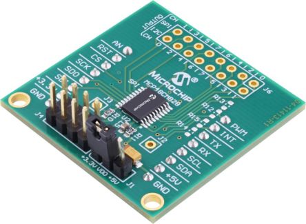 Microchip 1 LSb Octal DAC Evaluation Board DAC Evaluierungsplatine