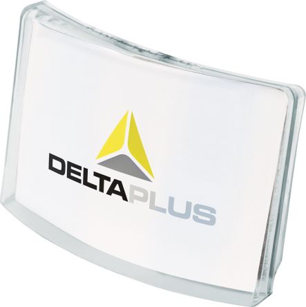 Delta Plus Abzeichenhalter Für Schutzhelme, Polycarbonat Transparent Für -Serie Von Sicherheitshelmen