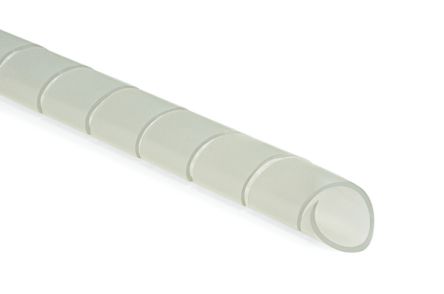 HellermannTyton Spiral Wrap, I.D 6mm, 40mm PA 6 Nylon SBPA Series