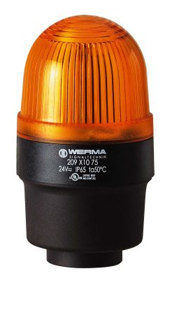 Werma 209, LED, Dauer Signalleuchte Gelb, 115 V