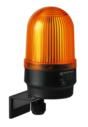 Werma 214, LED, Dauer Signalleuchte Gelb, 115 V