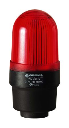 Werma Segnalatore Lampeggiante, Xeno, Rosso, 24 V
