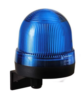 Werma Segnalatore Lampeggiante, Xeno, Blu, 115 V
