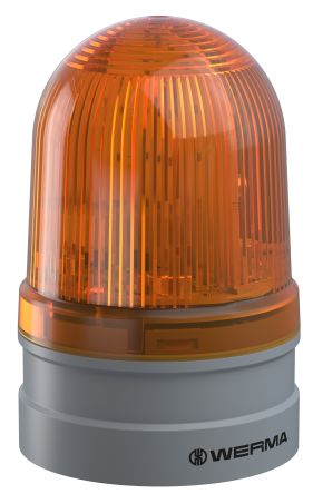 Werma 261, LED Rundum Lichtmodul Gelb, 12 → 24 V, Ø 85mm X 130mm