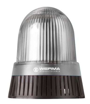 Werma 431 LED, Ununterbrochenes Licht-Licht Alarm-Leuchtmelder Klar, 115 → 230 V