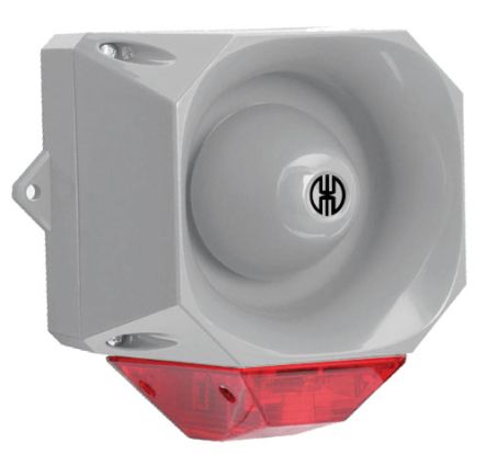 Werma 441 Xenon Blitz-Licht Alarm-Leuchtmelder Rot, 230 V