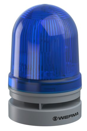 Werma 461 Xenon Blitz-Licht Alarm-Leuchtmelder Blau, 12 V