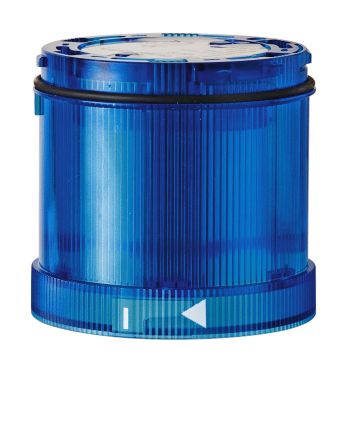 Werma KS71 Series Blue Continuous Lighting Effect Flashing Light Element, 115 V, LED Bulb, AC