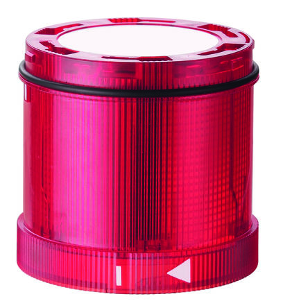 Werma KS72 Series Red EVS, Flashing Effect Flashing Light Element, 24 V, LED Bulb, DC