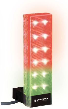 Werma Colonnes Lumineuses Pré-configurées à LED, Vert, Rouge, Jaune, Série VarioSIGN, 24 V