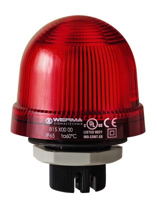 Werma 816, LED, Dauer Signalleuchte Rot, 24 V