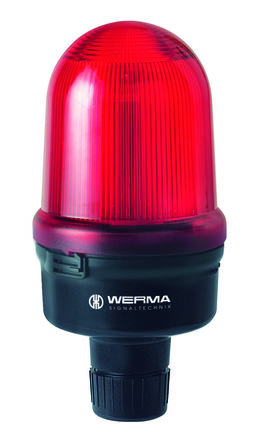 Werma 828, Xenon Blitz Signalleuchte Rot, 24 V