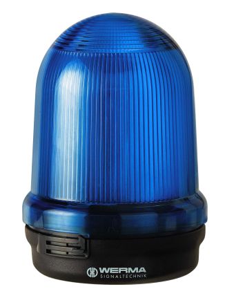 Werma 829, LED, Dauer Signalleuchte Blau, 24 V