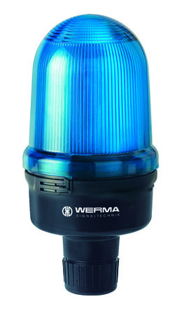 Werma 829, LED Rundum Signalleuchte Blau, 24 V