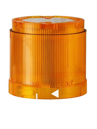 Werma KS70 Series Yellow Flashing Effect Flashing Light Element, 24 V, LED Bulb, DC