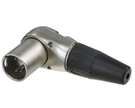 Re-An Products Cable Mount XLR Connectors, Right Angle, Male, 5 Way