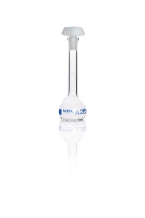 RS PRO Borosilikatglas Laborflasche 5ml Messkolben Enghalsig 70 (H)mm Mit Skalenteilung