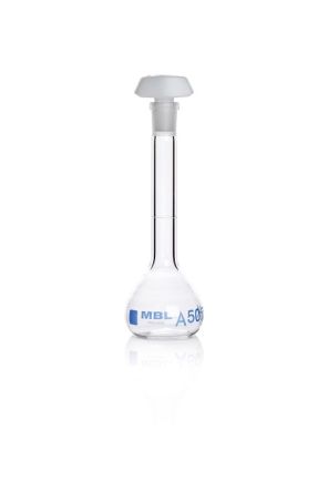 RS PRO Borosilikatglas Laborflasche 20ml Messkolben Enghalsig 110 (H)mm Mit Skalenteilung