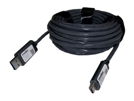 Molex USB-Kabel, USBA / USB C, 10m
