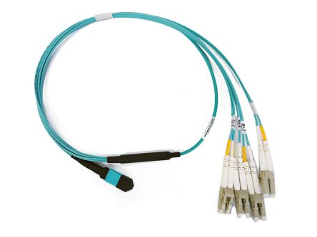 Molex Câble Fibre Optique 3m Avec Connecteur / LC X 4, Multi-mode, 8 Fibres