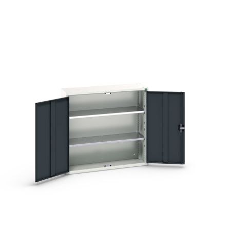 Bott Schrank, Typ Schrank Mit Ablage, Bodenmontage, 2 Tür/en, 2 Regal/e, Verriegelbar, Stahl