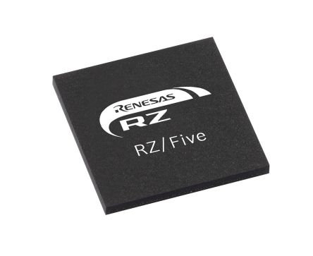 Renesas Electronics Microprocesseur, R9A07G043F01GBG#AC0, 16bit, RZ/Five,coeur AX45MP, RISC 1GHz