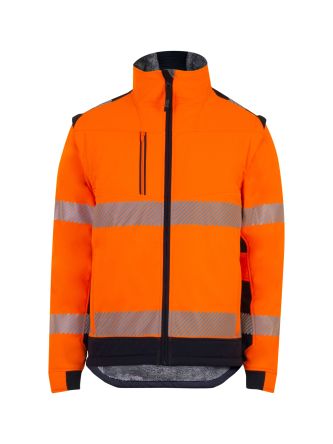 T2S Unisex Warnschutzjacke Orange, Größe L