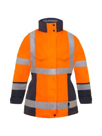 T2S Damen 4-in-1-Parka Orange, Größe L