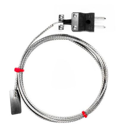 RS PRO Termopar Tipo J, Temp. Máx +350°C, Cable De 1m, Conexión Conector Macho Estándar