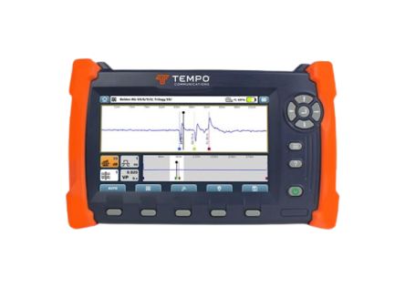 Tempo Zeitbereichs-Reflektometer CableScout TV220E TDR ±0,01 %, 5.58km 0,05 → 20 Ns Koax, Twisted Pair 500ns