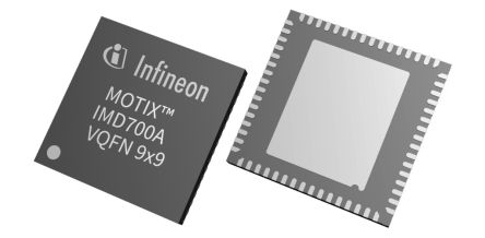 Infineon Module De Commande De Grille IMD700AQ064X128AAXUMA1, PWM -0.3 → 70V, 64 Broches, PG-VQFN-64-8