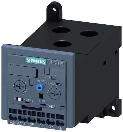 Siemens SIRIUS 3RB Thermisches Überlastrelais 560 KW, 3P 1 NC (Öffner)/1 NO (Schließer) / 4 A