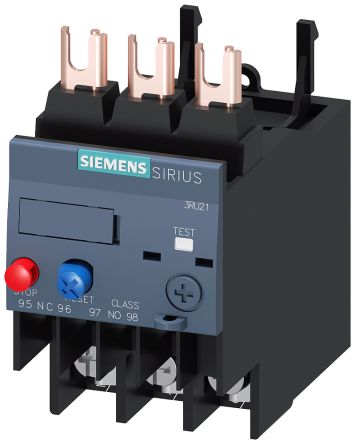 Siemens SIRIUS 3RB Überlastrelais 3 KW, 3P 1 NC (Öffner)/1 NO (Schließer) / 4 A