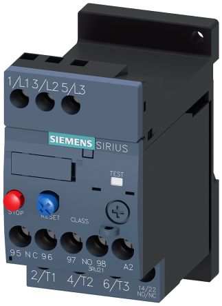 Siemens SIRIUS 3RU Hilfsschütz 5,5 KW, 3P 1 NC (Öffner)/1 NO (Schließer) / 3 A