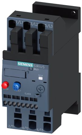 Siemens SIRIUS 3RU Hilfsschütz 55 KW, 3P 1 NC (Öffner)/1 NO (Schließer) / 3 A