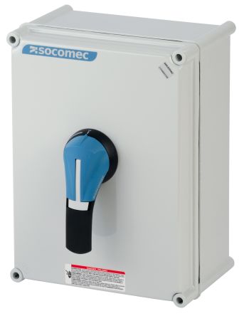 Socomec Trennschalter 3-polig 160A Wandmontage Blau IP 65 80kW