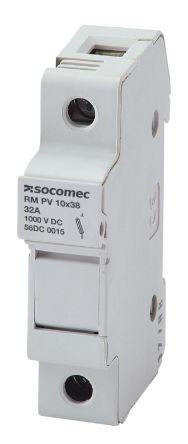 Socomec Porte-fusible RM PV Taille 10 X 38mm 32A 1kV C.c.
