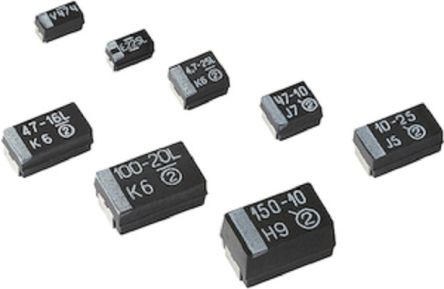 Vishay Kondensator, Tantal, 10μF, 20V Dc SMD, Gehäuse 2312