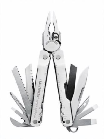 Leatherman Multifunktions-Werkzeug,, Edelstahl Klinge / Edelstahl Griff, Länge 177,8 Mm