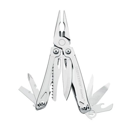 Leatherman Couteau De Poche En Acier Inoxydable Manche Acier Inoxydable Outil Polyvalent