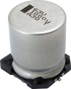 Vishay Condensador De Aluminio, 150μF, 35V Dc, Mont. SMD, 10x10mm